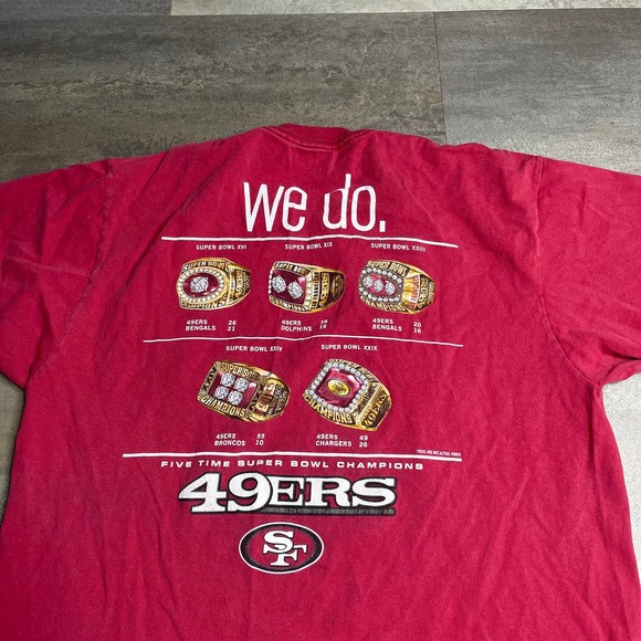 SOLD Reebok VTG 49ers T Shirt Medium - Picture 3 of 3